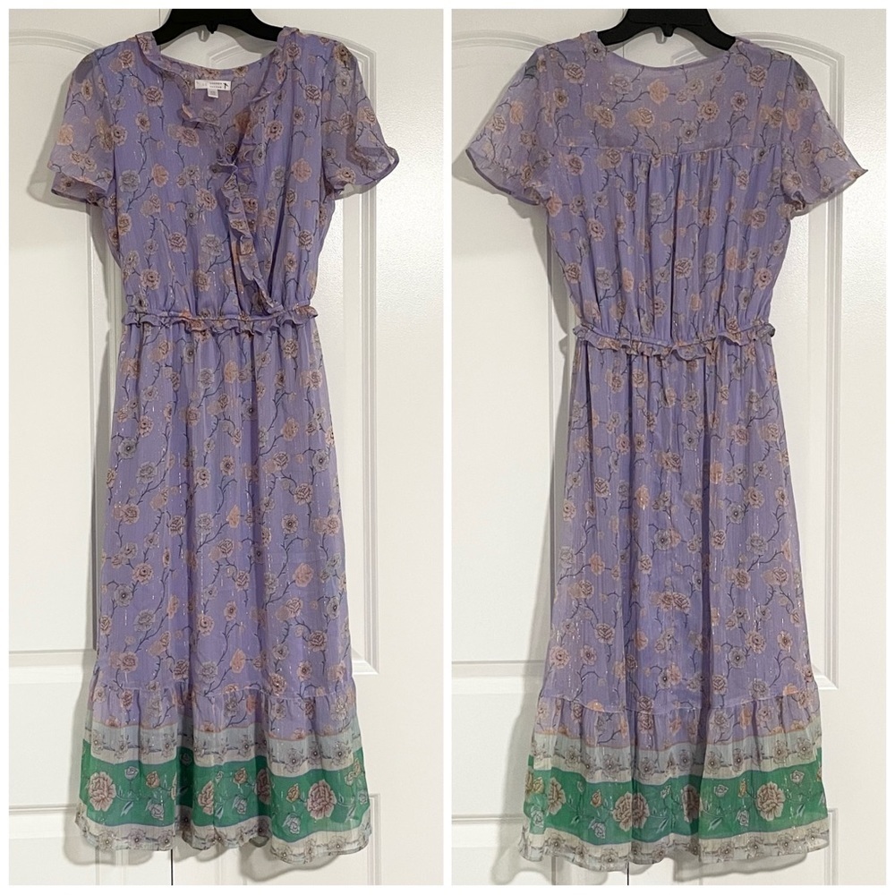 Lauren Conrad Boho Floral Midi Dress